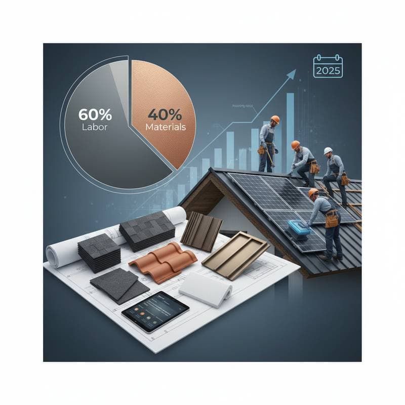 Featured image for Materials Take 40-60% of Your Roof Budget