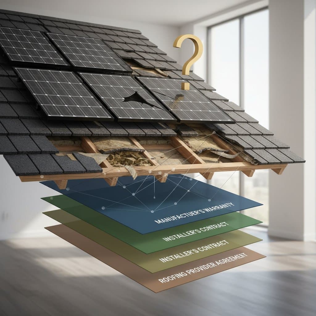 Featured image for Who Pays When Solar Panels Damage Your Roof?