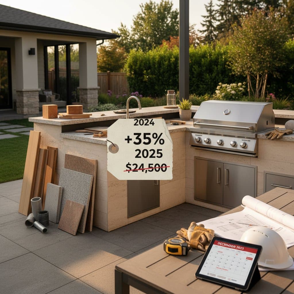 Featured image for Outdoor Kitchen Costs Jump 35% in 2025