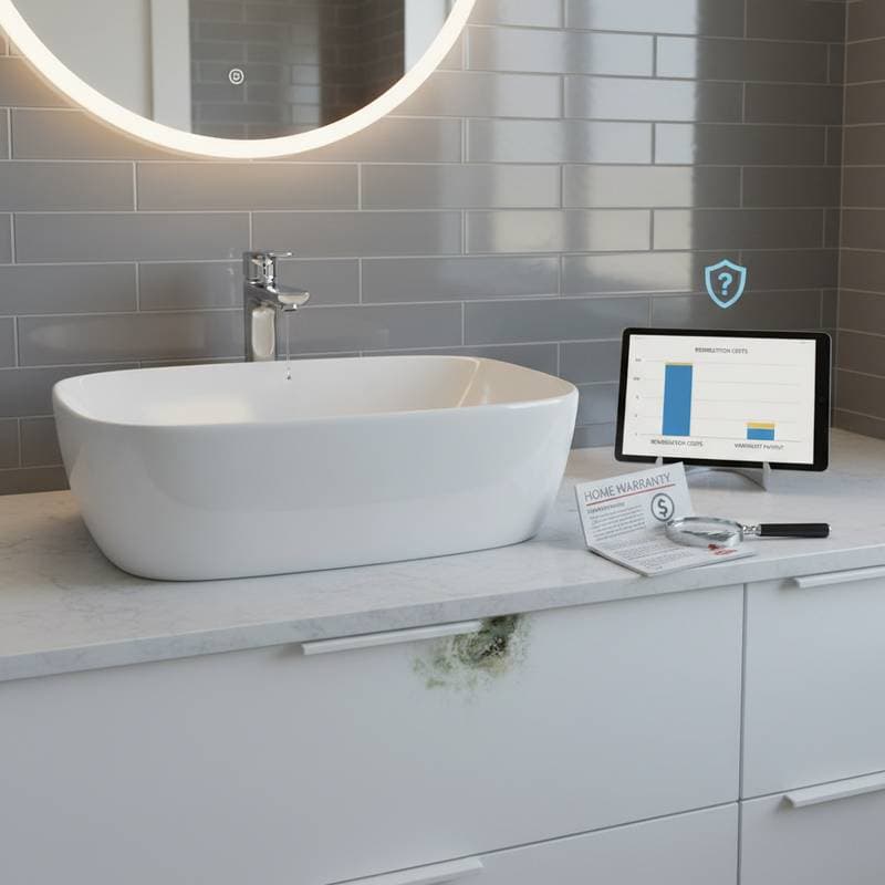 Featured image for Home Warranties Rarely Cover Mold Damage or Cleanup