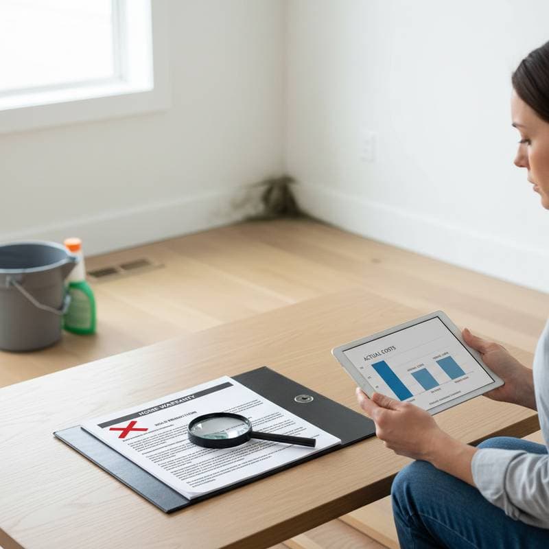 Featured image for Mold Coverage Usually Excluded from Home Warranties