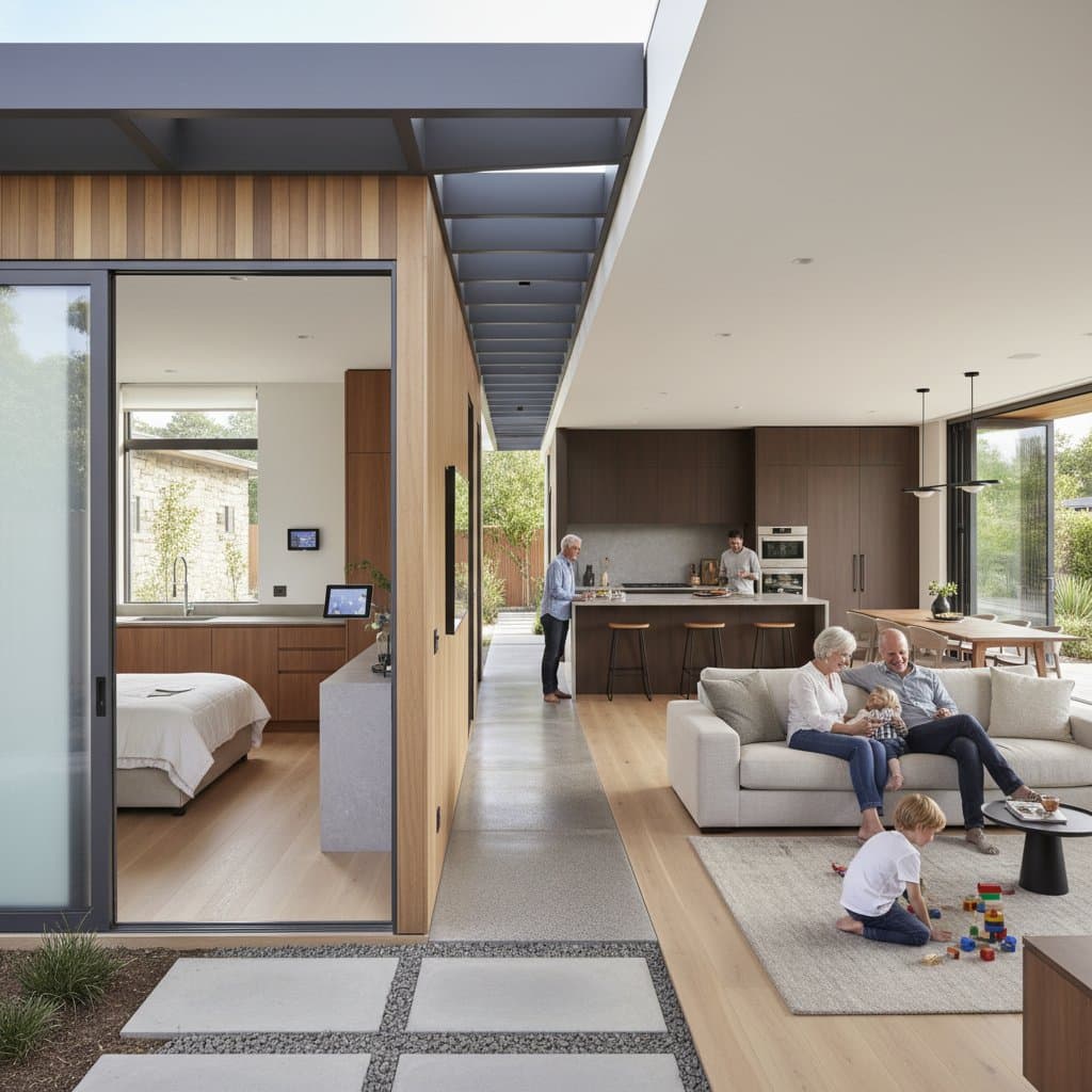 Featured image for Smart Layouts Keep Multigenerational Homes Private