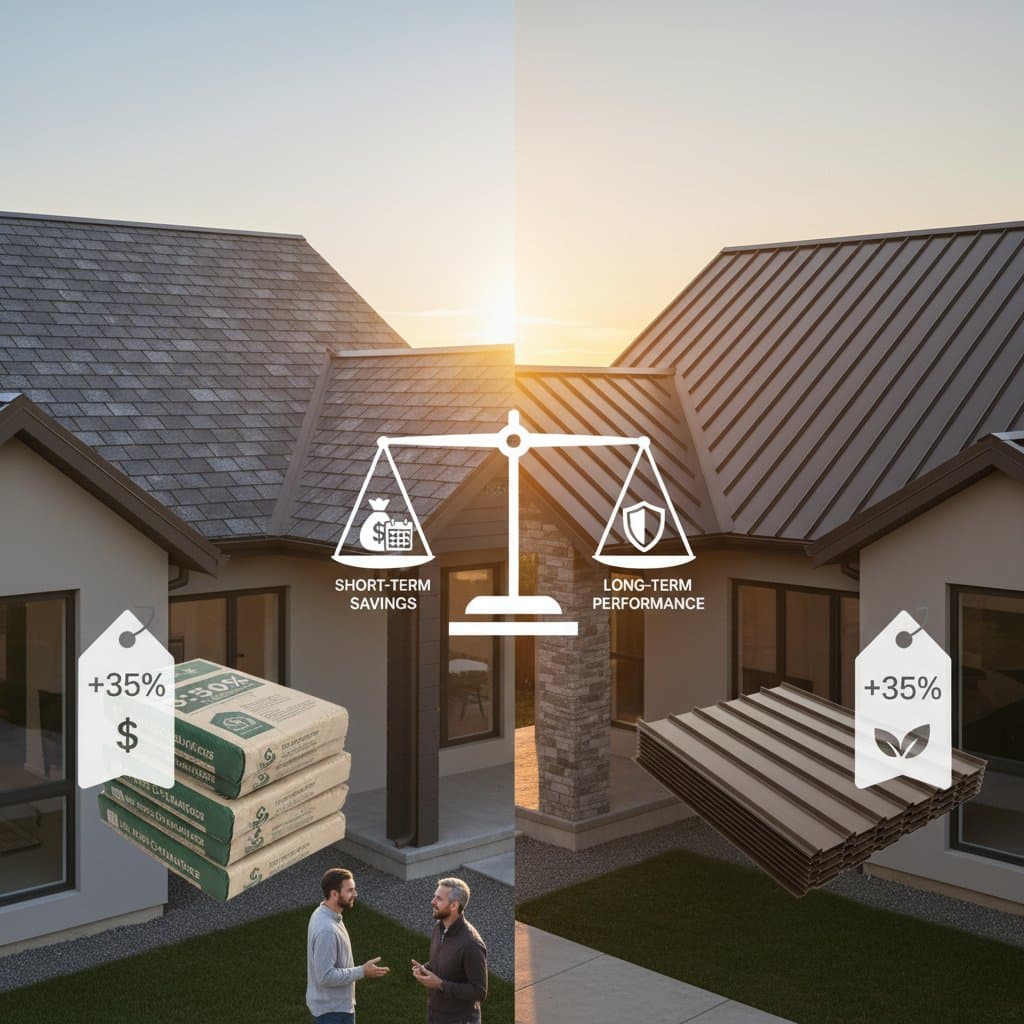 Featured image for Asphalt vs Metal: Which Wins After 35% Price Jump