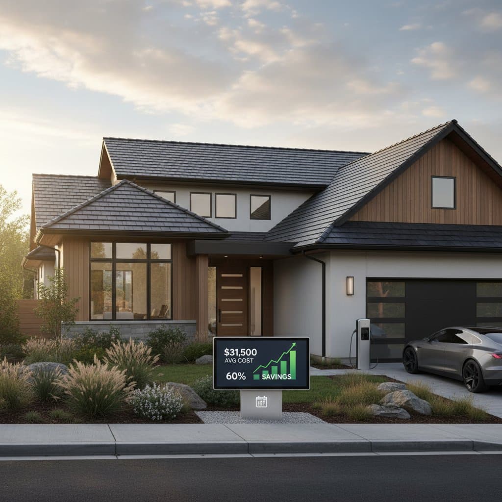 Featured image for Solar Roof Integration Costs $18K-$55K in 2025