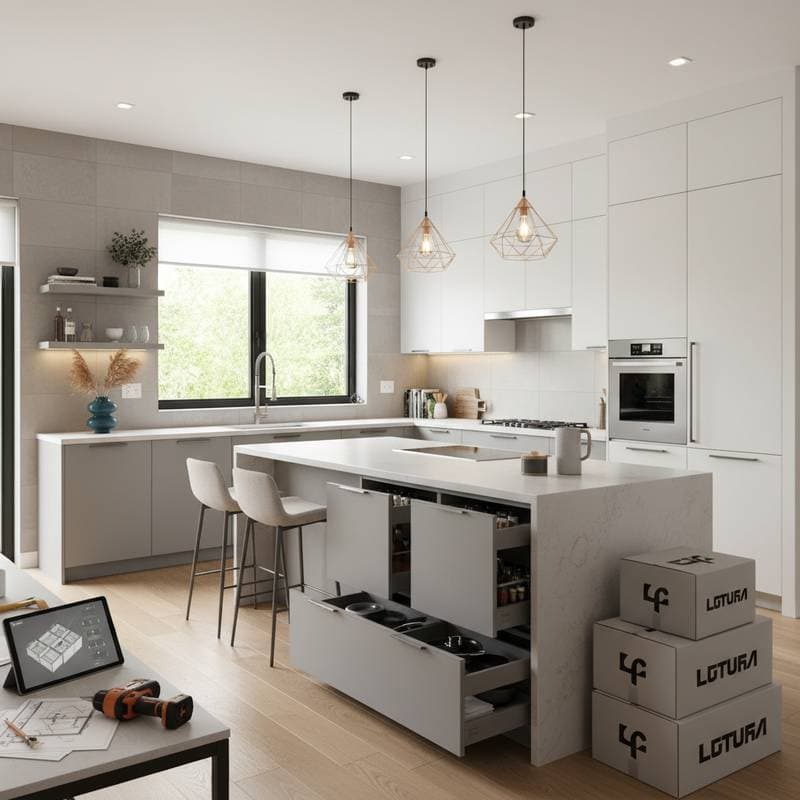 Featured image for Modular Kitchens Cut Remodel Time in Half for $15K