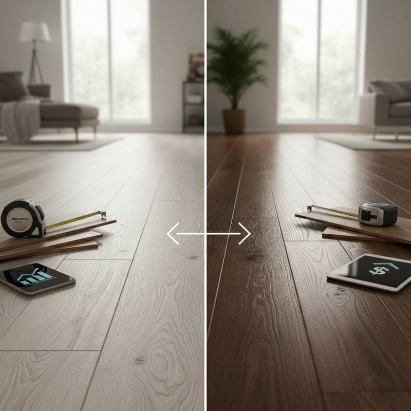 Featured image for LVP vs Hardwood: Real Costs and ROI Compared