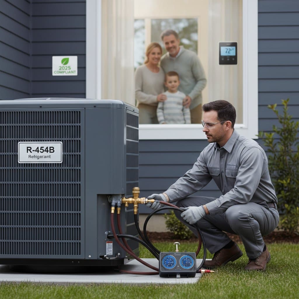 Featured image for R-454B Replaces R-410A in All New HVAC Systems