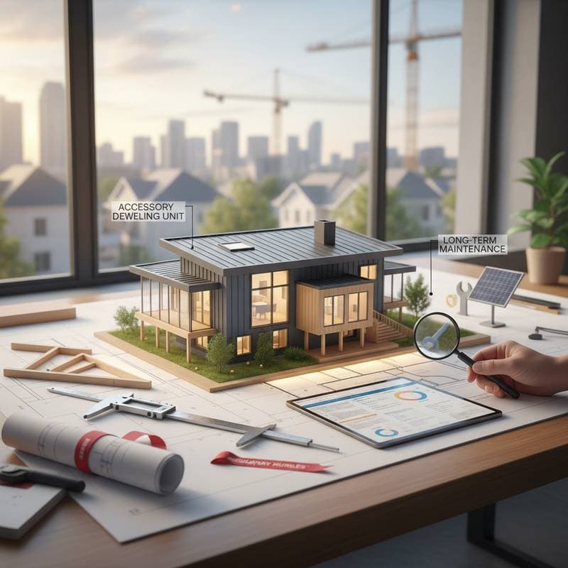 Featured image for What Really Drives ADU Construction Costs in 2026