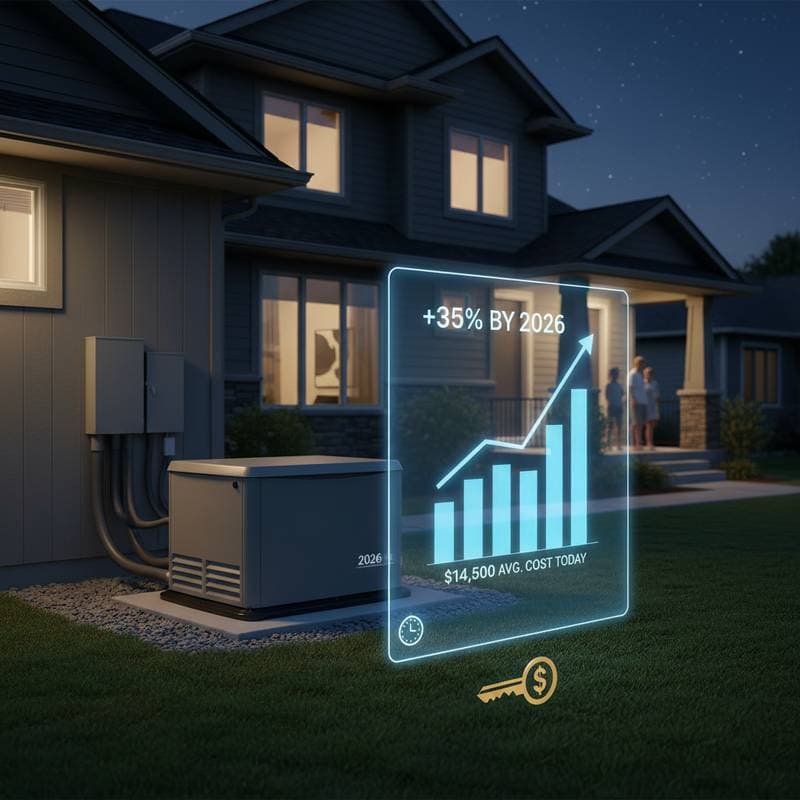 Featured image for Generator Costs Rising 35% Through 2026