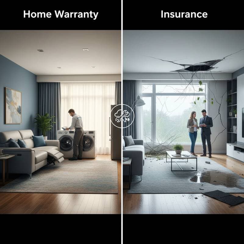 Featured image for Home Warranty Covers Wear, Insurance Covers Weather
