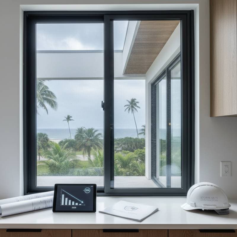 Featured image for Hurricane Window Costs Drop 15% in 2026 Market