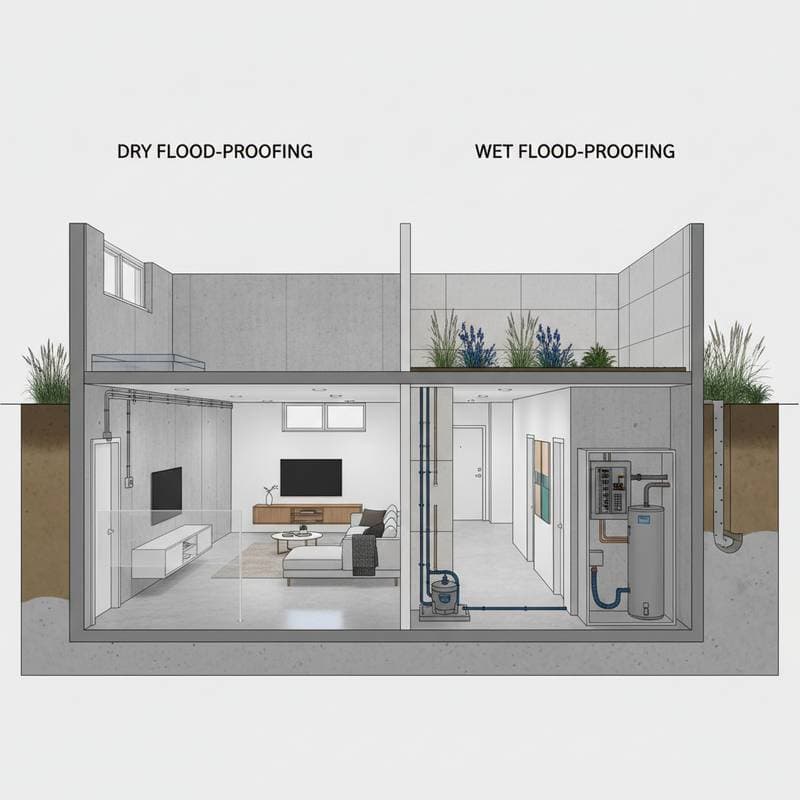 Featured image for Dry vs Wet Flood-Proofing: Which Protects Your Home