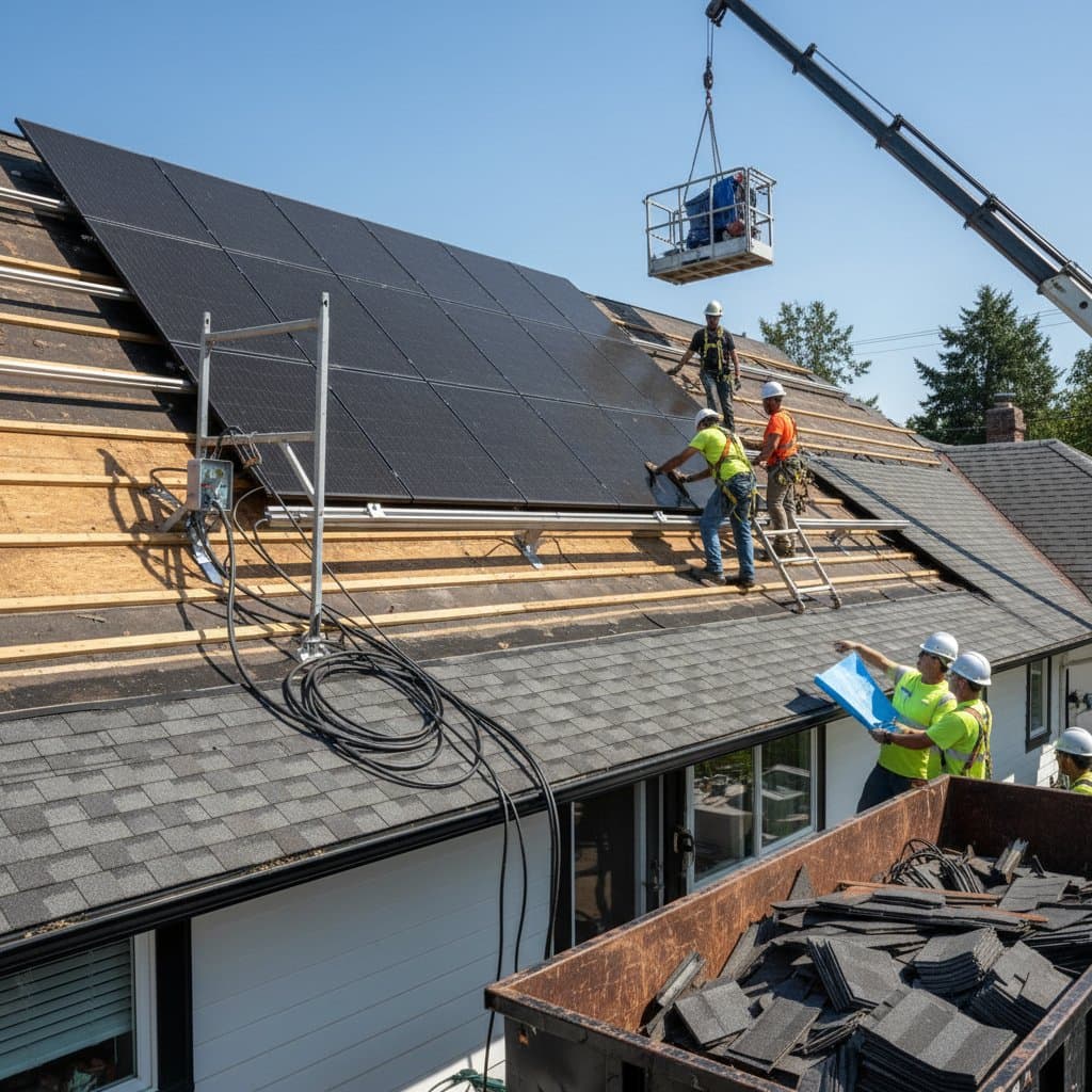 Featured image for Hidden Costs When Replacing Roof Under Solar Panels