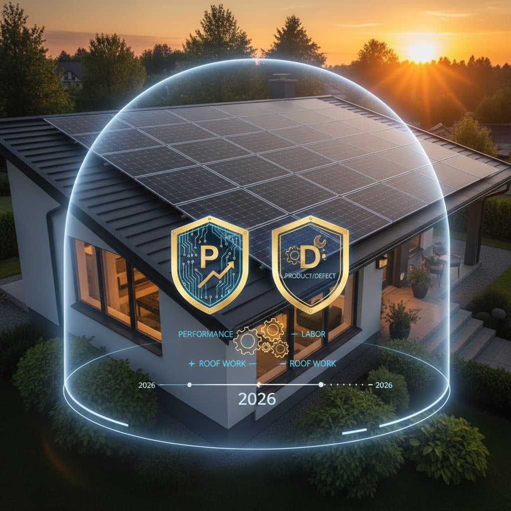 Featured image for What Solar Warranties Actually Cover in 2026