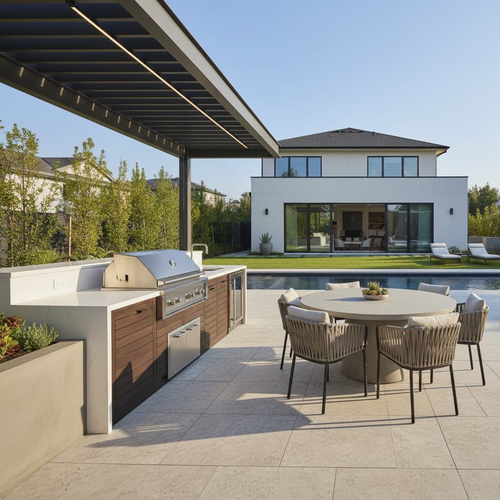 Featured image for Outdoor Kitchen ROI Averages 55-75% of Build Cost