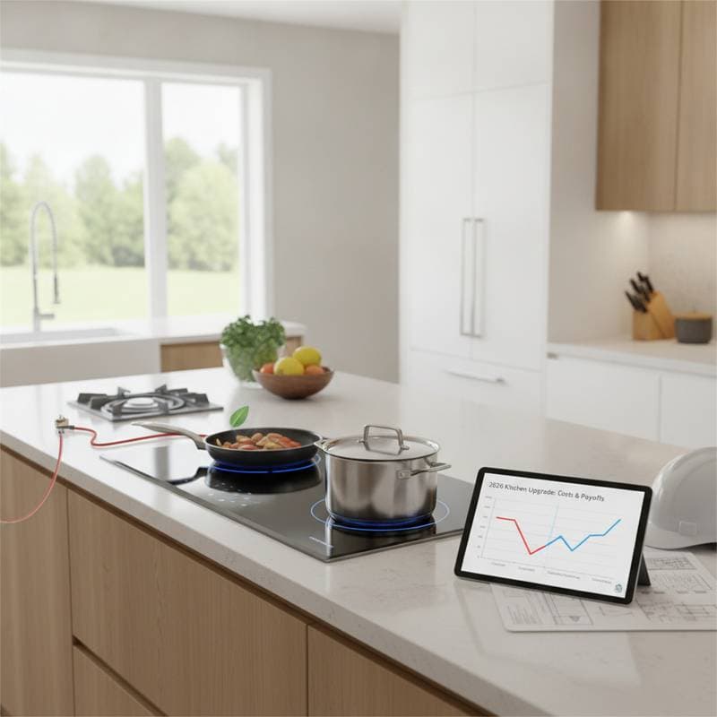 Featured image for Gas to Induction: 2026 Kitchen Costs and Payoffs