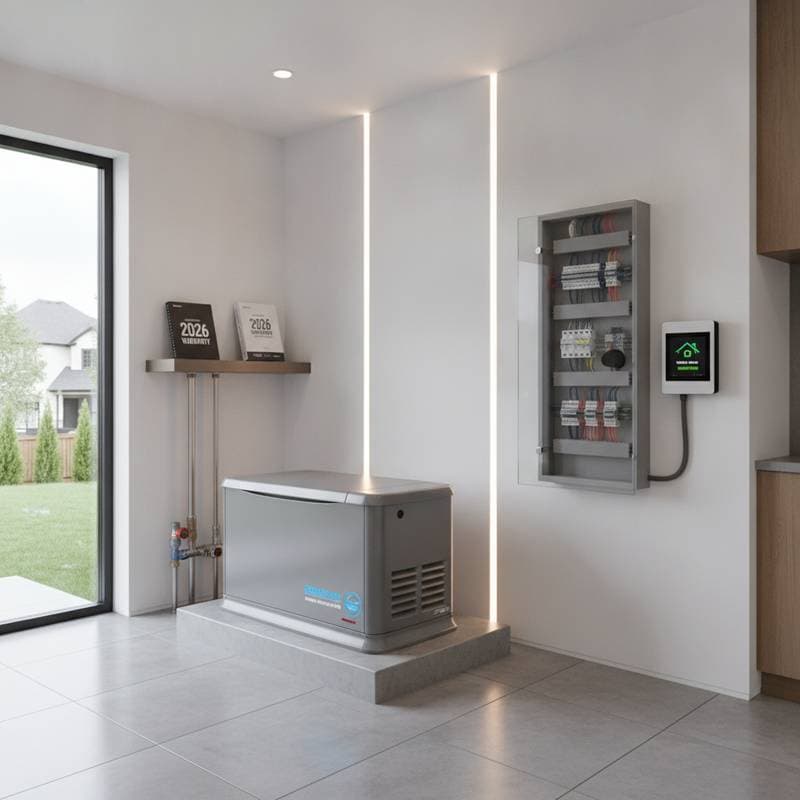 Featured image for Whole Home Generators Cost $6,500–$16,000 in 2026