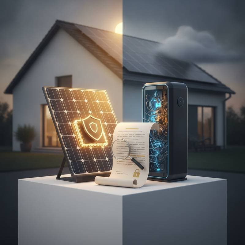 Featured image for What Solar Warranties Actually Cover and Exclude